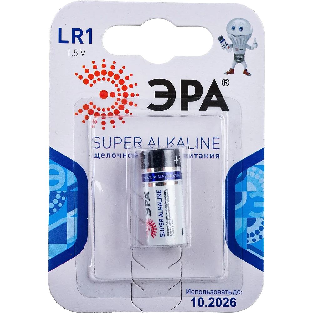 Батарейка ЭРА LR1-1BL C0045625