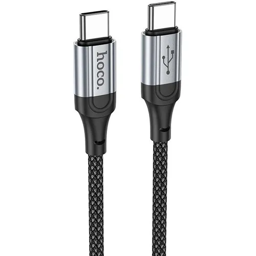 Кабель Hoco X102 Fresh Type-C to Type-C, USB Type-C (m) - USB Type-C (m), 1м, 3A, черный