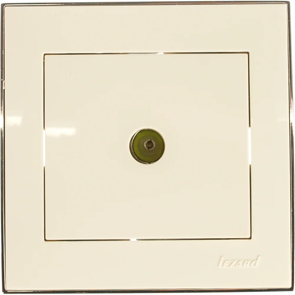Проходная телевизионная розетка Lezard RAIN 703-0225-129