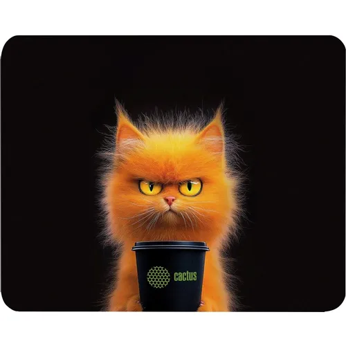 Коврик для мыши Cactus Red Cat ткань, 220х180х2мм [cs-mpc-p11xs]