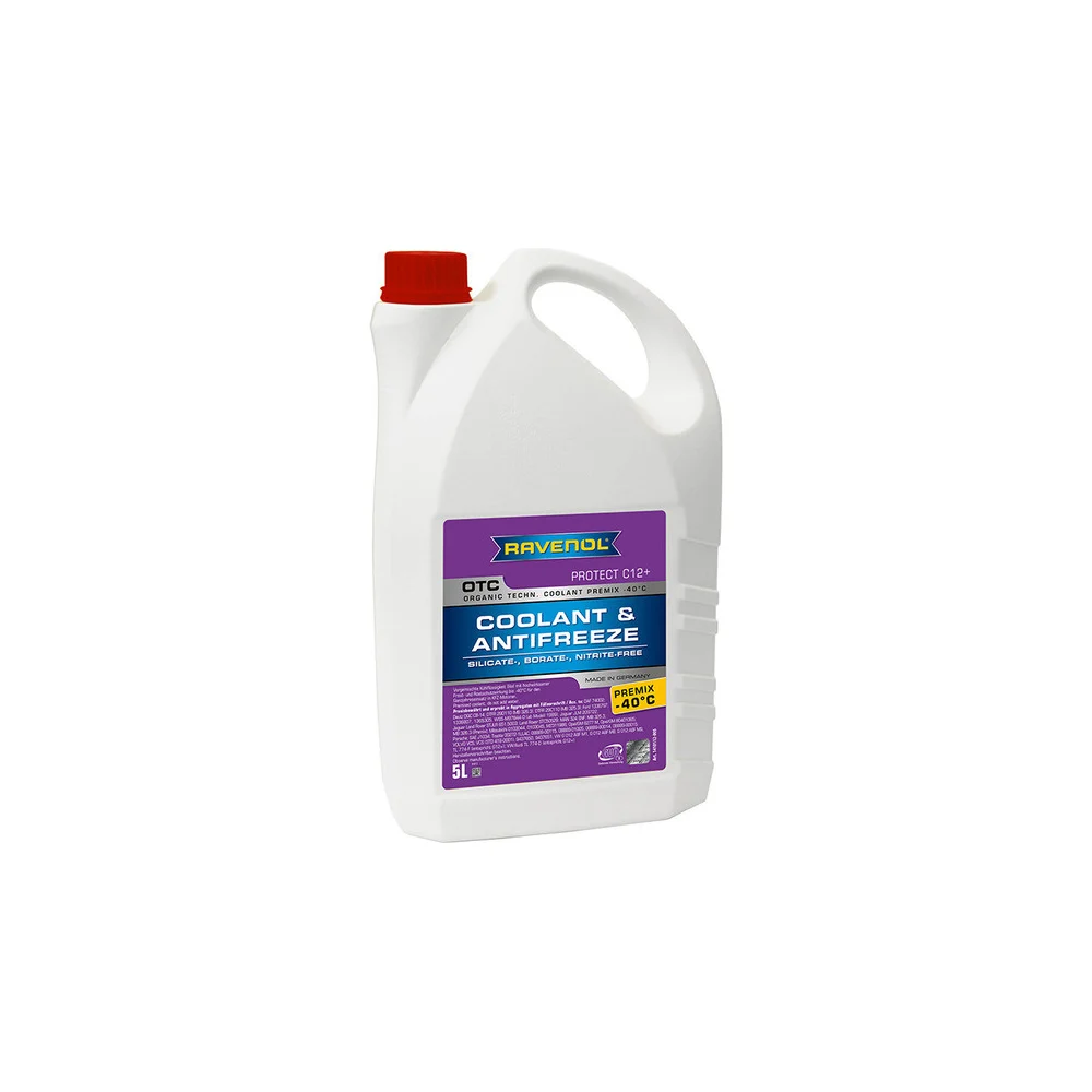 Антифриз RAVENOL OTC Organic Techn.Coolant Premix -40C, 5 л 1410112-005-01-999