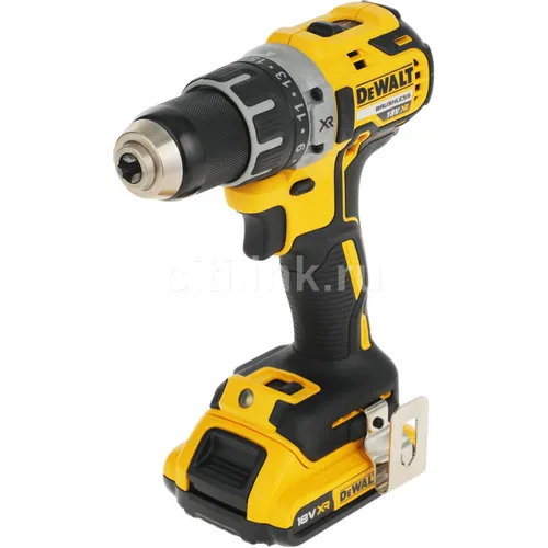 Дрель-шуруповерт DeWALT DCD791D2-QW, 2Ач, с двумя аккумуляторами