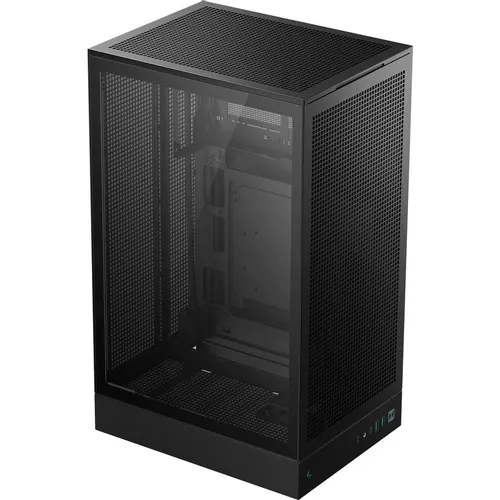 Корпус mATX DeepCool CH270, Micro-Tower, без БП, черный [r-ch270-bkngm0-g-1]