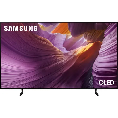 65" Телевизор Samsung QE65S85FAEXRU OLED, 4K Ultra HD, СМАРТ ТВ, Tizen OS, черный графит