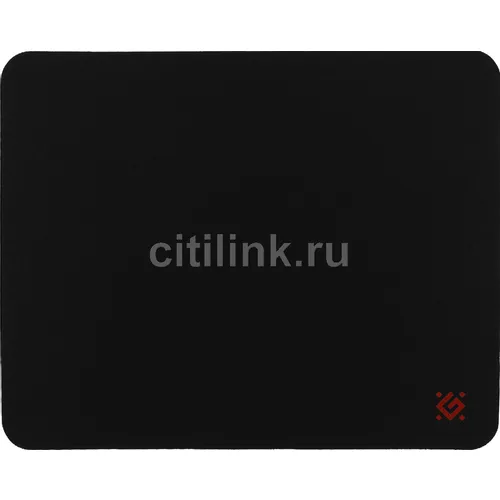 Коврик для мыши Defender 50550 (M) черный, резина + ткань, 250х200х3мм