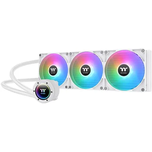 Система водяного охлаждения Thermaltake TH420 V2 Snow, 4-pin, ARGB, 140мм, белый, retail [cl-w378-pl14sw-a]