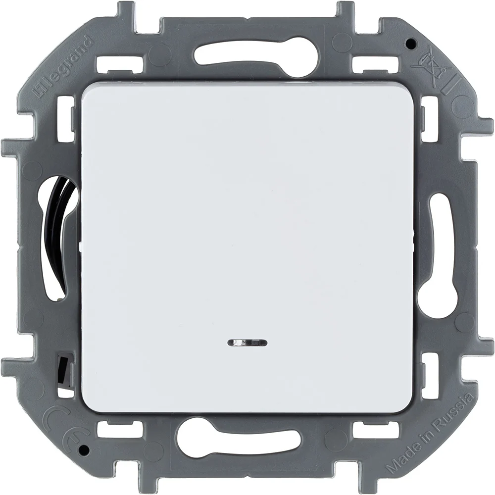 Одноклавишный переключатель Legrand INSPIRIA 673660