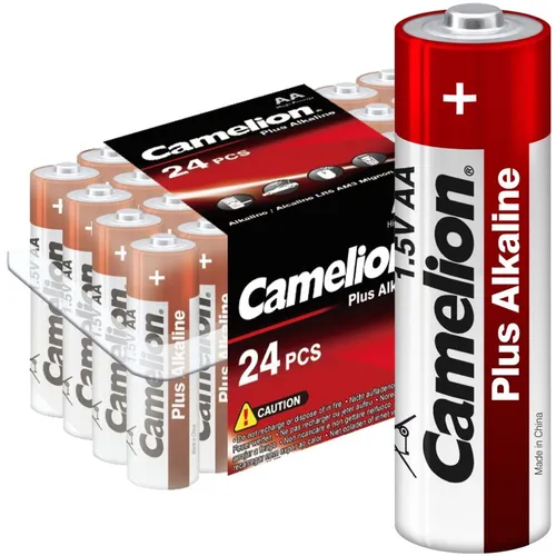 AA Батарейка CAMELION Plus Alkaline LR6-PB24, 24 шт.