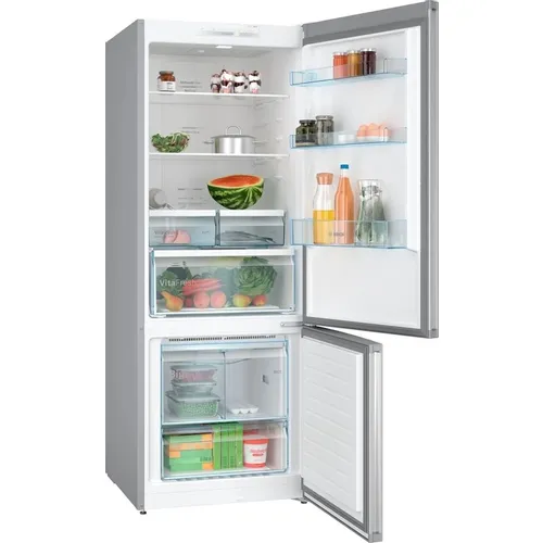 Холодильник двухкамерный Bosch KGN55VL21U нержавеющая сталь