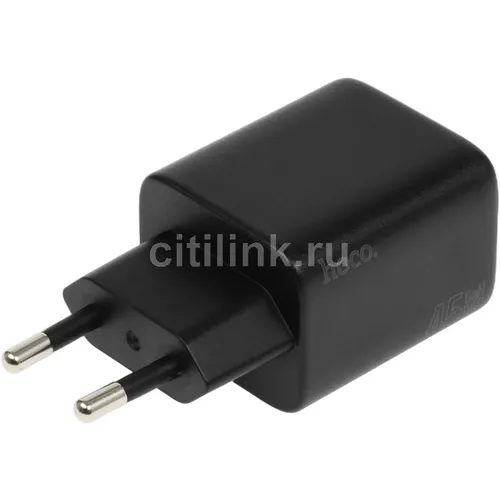 Сетевое зарядное устройство Hoco N42 Elogiado, 2xUSB-C, 45Вт, 3A, черный