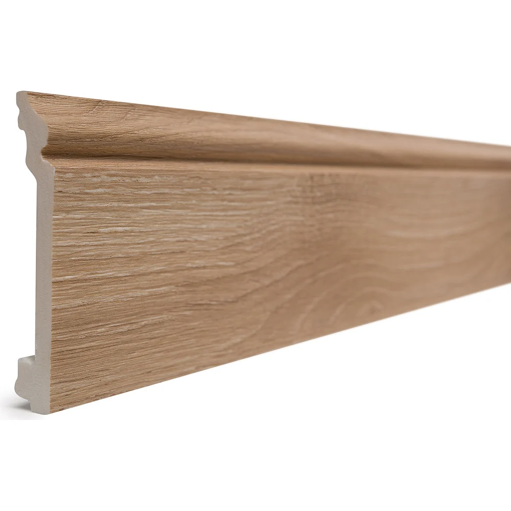 Напольный ударопрочный влагостойкий плинтус Decor-Dizayn 701-90SH