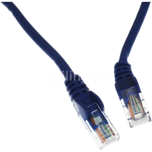Патч-корд LanMaster вилка RJ-45, вилка RJ-45, кат.5E, LSZH, 0.5м, синий [lan-pc45/u5e-0.5-bl]