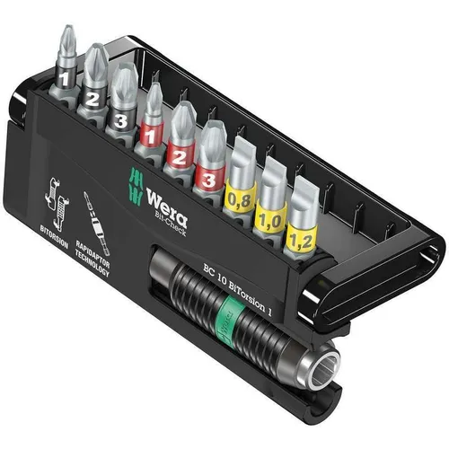 Набор отверток WERA WE-056374, 10 предметов, в жестком кейсе