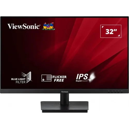 31.5" Монитор ViewSonic VA3209-2K-MHD, 2560x1440, IPS, 75Гц, 2хHDMI, 1хDP, черный