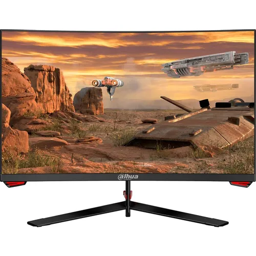 27" Монитор Dahua DHI-LM27-E230C, 1920x1080, VA, 165Гц, 2хHDMI, 1хDP, изогнутый, черный