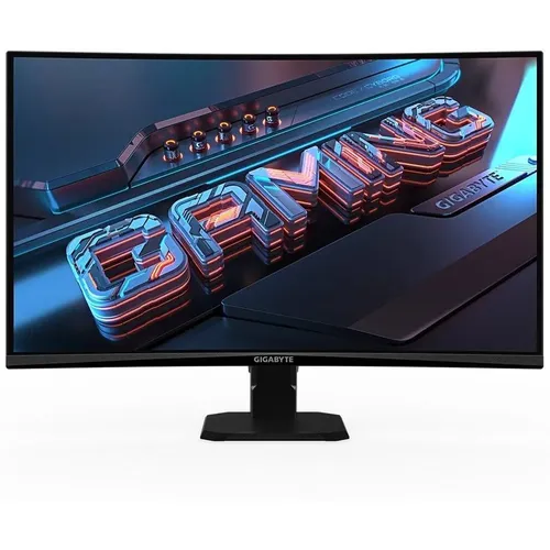 27" Монитор Gigabyte GS27QCA, 2560x1440, VA, 180Гц, 2хHDMI, 1хDP, изогнутый, черный [20vm0-gs27qcabm-1eur]