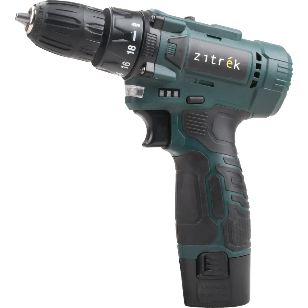 Аккумуляторная дрель шуруповерт Zitrek Green 085-1013