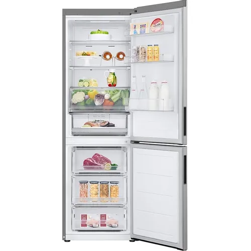 Холодильник двухкамерный LG GC-B459ANMW инверторный, серебристый