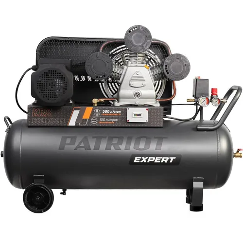 Компрессор поршневой Patriot Профессионал KRX 580 L100 D масляный [545302330]