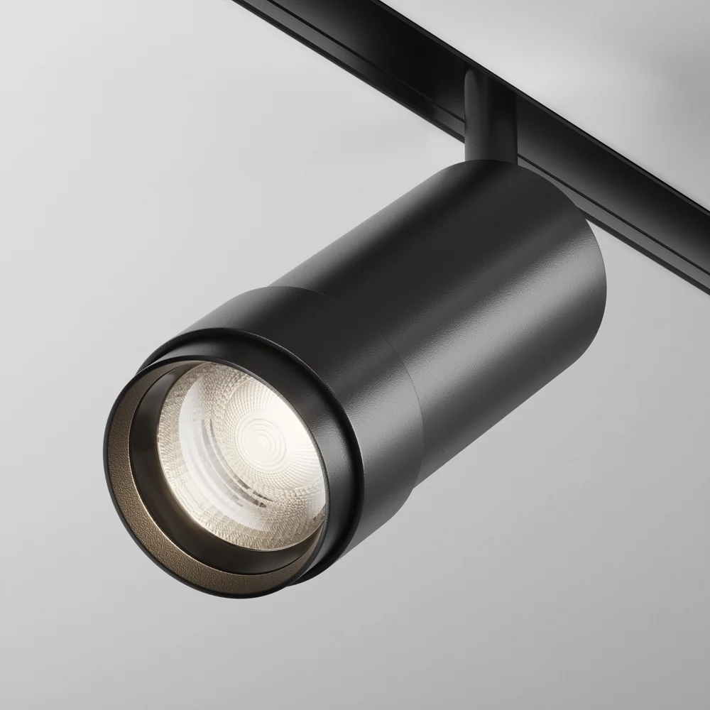 Трековый светильник MAYTONI Focus Zoom LED 12W Алюминий Черный TR212-1-12WTW-DS-Z-B