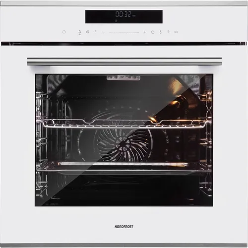 Духовой шкаф электрический NORDFROST HM 65130 W, 74л, дверца с 3 стеклами, белый