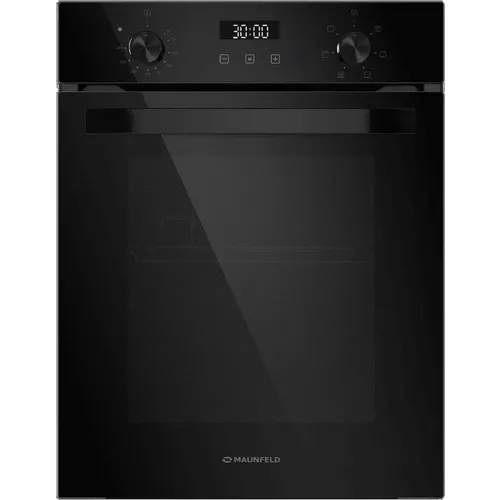 Духовой шкаф электрический MAUNFELD EOEM516B2, 51л, дверца с 2 стеклами, черный
