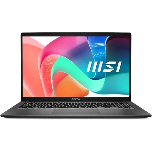 Ноутбук MSI Modern 15 F1MG-1200RU, 15.6", IPS, Intel Core 5 120U 1.4ГГц, 10-ядерный, 16ГБ DDR4, 512ГБ SSD, Intel Graphics, Windows 11 Pro, серый [9s7-15s111-1200]