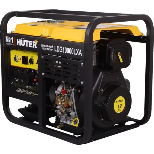 Дизельный генератор Huter LDG 10000LXA, 220/12 В, 8.5кВт [64/2/9]