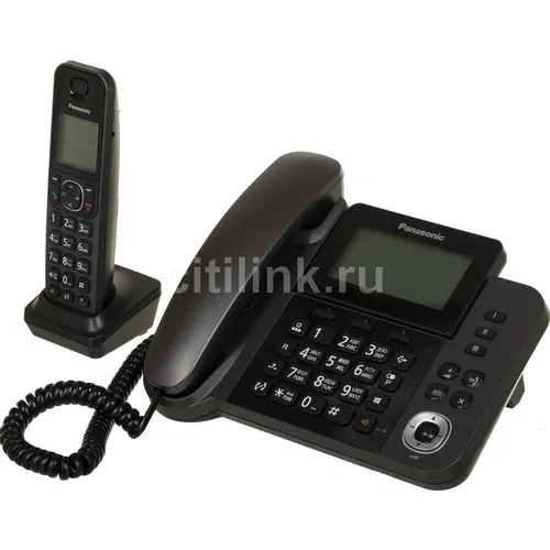 Радиотелефон Panasonic KX-TGF320RUM, черный металлик