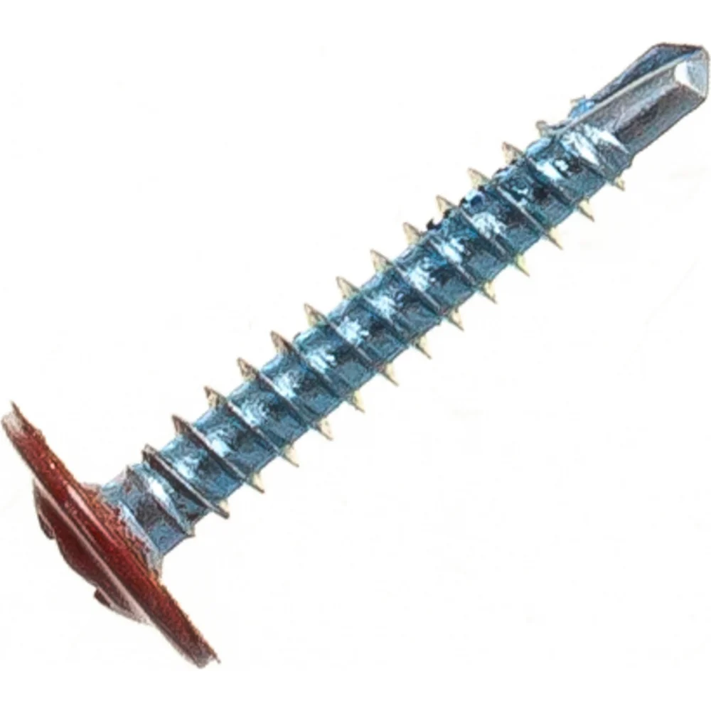 Саморез пшс сверло КРЕП-КОМП 4,2х25 RAL3009 (500 шт.) пшс253009
