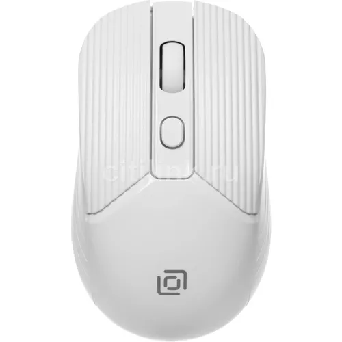 Мышь беспроводная Oklick 509MW white, радио, оптическая, USB, 1600dpi, белый [1885186]