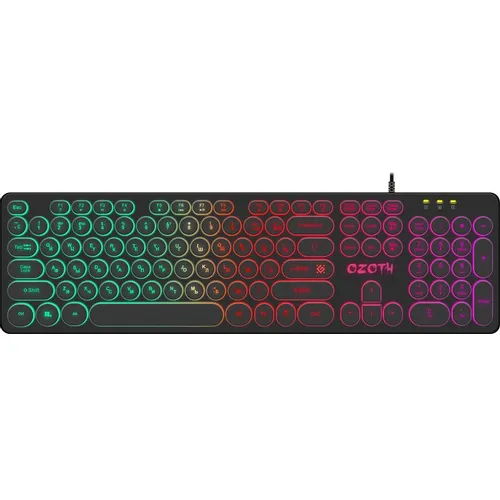 Клавиатура Defender Ozoth GK-106, проводная, USB, мембранная, черный [45106]