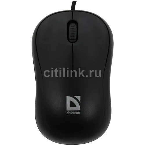 Мышь проводная Defender Patch MS-759, оптическая, USB, 1000dpi, черный [52759]