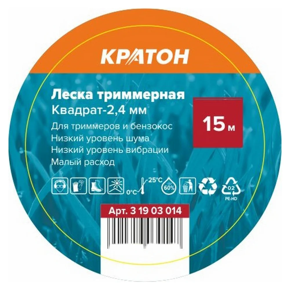 Леска триммерная Кратон 3 19 03 014