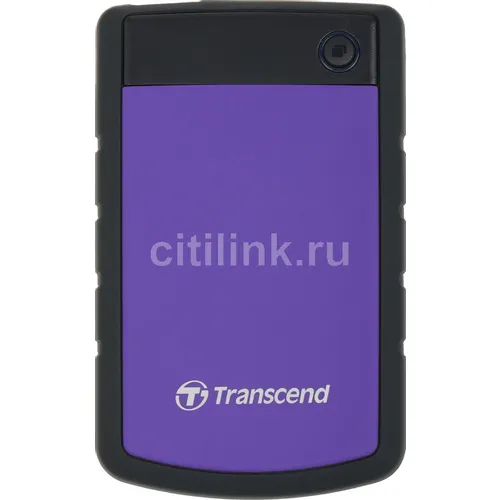 1ТБ Внешний диск HDD Transcend StoreJet 25H3P TS1TSJ25H3P, USB 3.0, фиолетовый