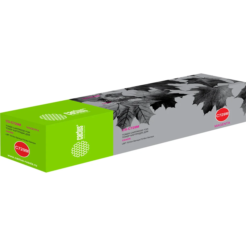 Лазерный картридж для canon i-sensys lbp-7010c/ lbp-7018c Cactus 729 m 727287