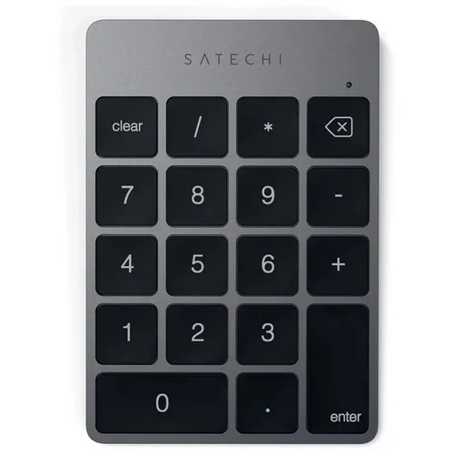 Числовой блок SATECHI ST-KSALKPM, беспроводная, Bluetooth, механическая, мембранная, серебристый/черный