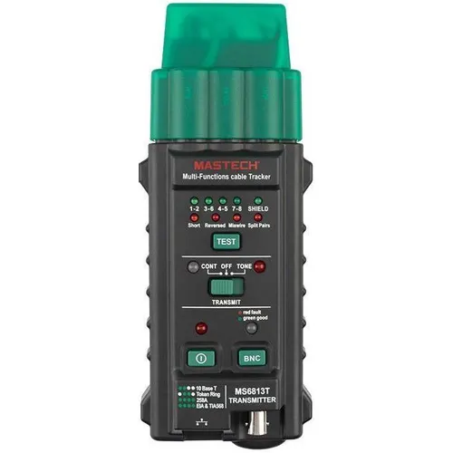 Кабельный тестер MASTECH MS6813T черный [13-1221]