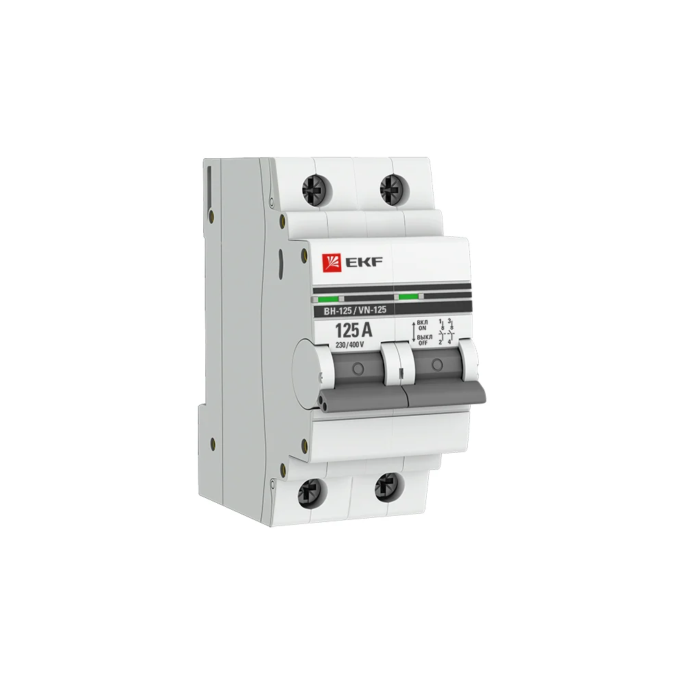 Выключатель нагрузки EKF ВН-125 PROxima SL125-2-125-pro
