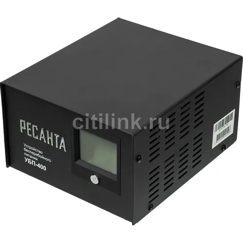 Стабилизатор напряжения Ресанта УБП-400, 0.32кВт черный [61/49/3]