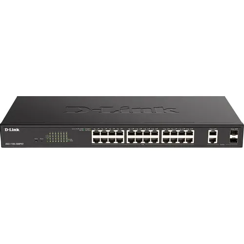 Коммутатор D-Link DGS-1100-26MPV2/A3A, управляемый