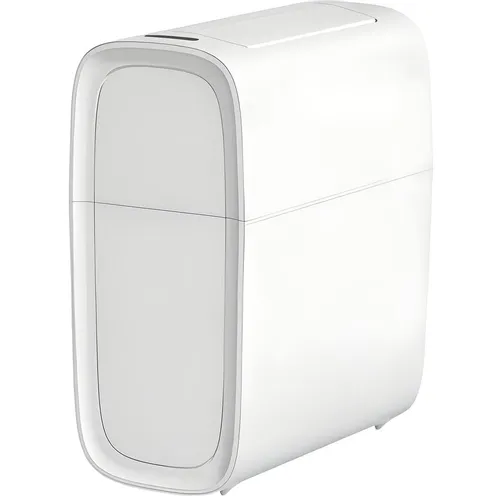 Ведро для мусора TESLER STB-1222, 12л, пластик, овальная, сенсорная крышка, белый