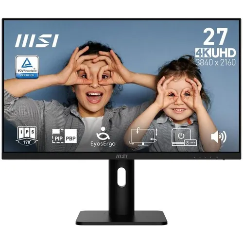 27" Монитор MSI MP273UP E6, 3840x2160, IPS, 2хHDMI, 1хDP, черный [9s6-3pb49h-414]