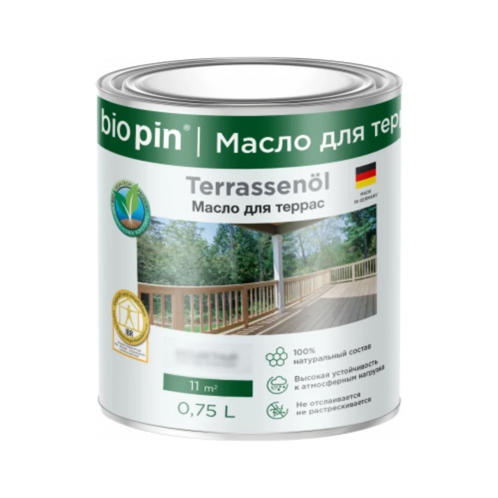Масло для террас BIO PIN 4010 Terrassenol 40101C103