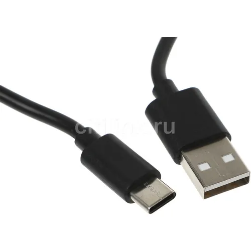 Кабель Buro USB Type-C (m) - USB (m), 2м, 3A, черный [bu-usb-ac-2m]