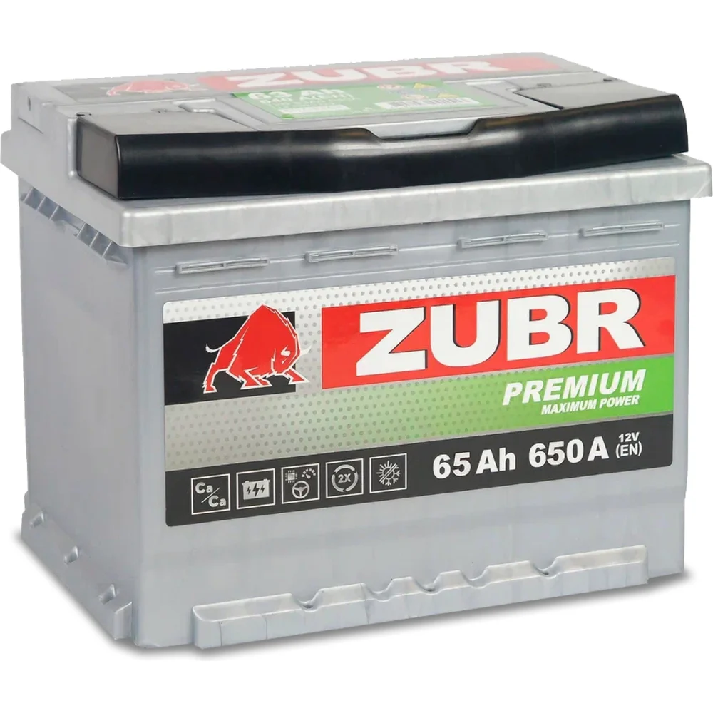 Низкий аккумулятор ZUBR Premium ZP651