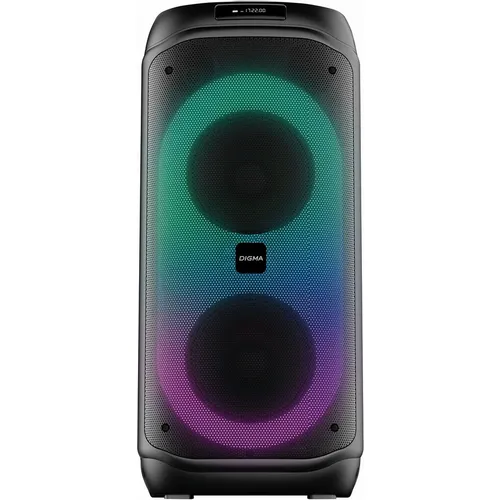 Музыкальный центр Digma D-MC1722, 60Вт, с караоке, Bluetooth, FM, USB, micro SD, черный