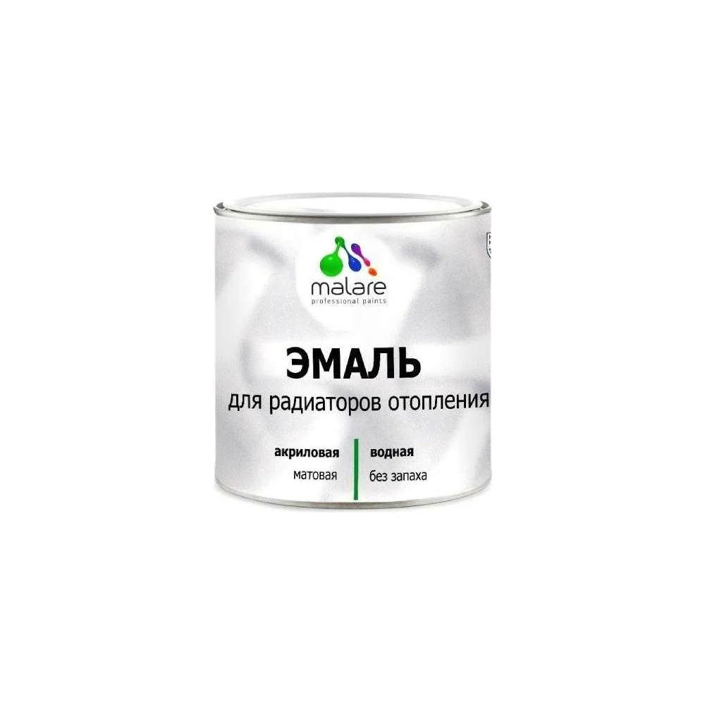 Эмаль для радиаторов и батарей отопления MALARE 2036748349031