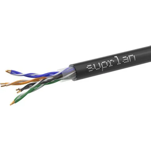 Кабель сетевой информационный SUPRLAN Premium, кат.5E, 305м, черный [01-0311-2]
