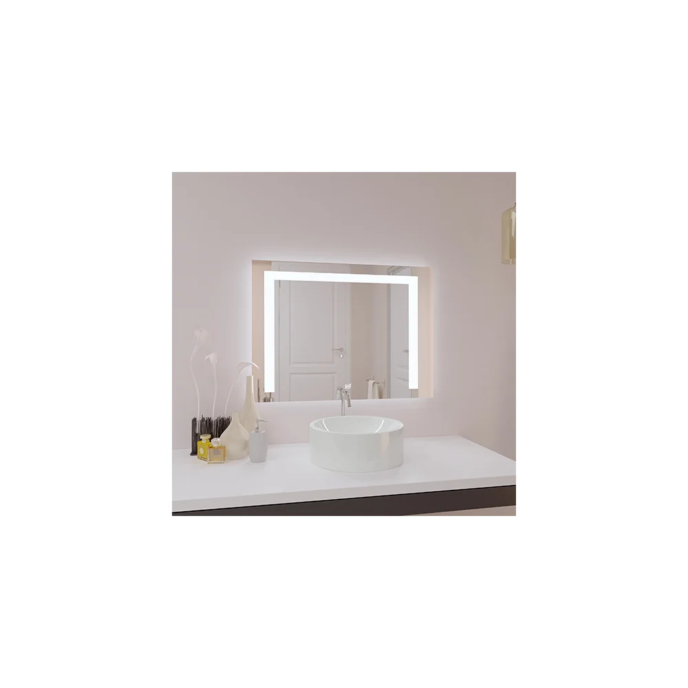 Зеркало SANTREK HOME с LED подсветкой "ЛУНА" 600x800мм 75125